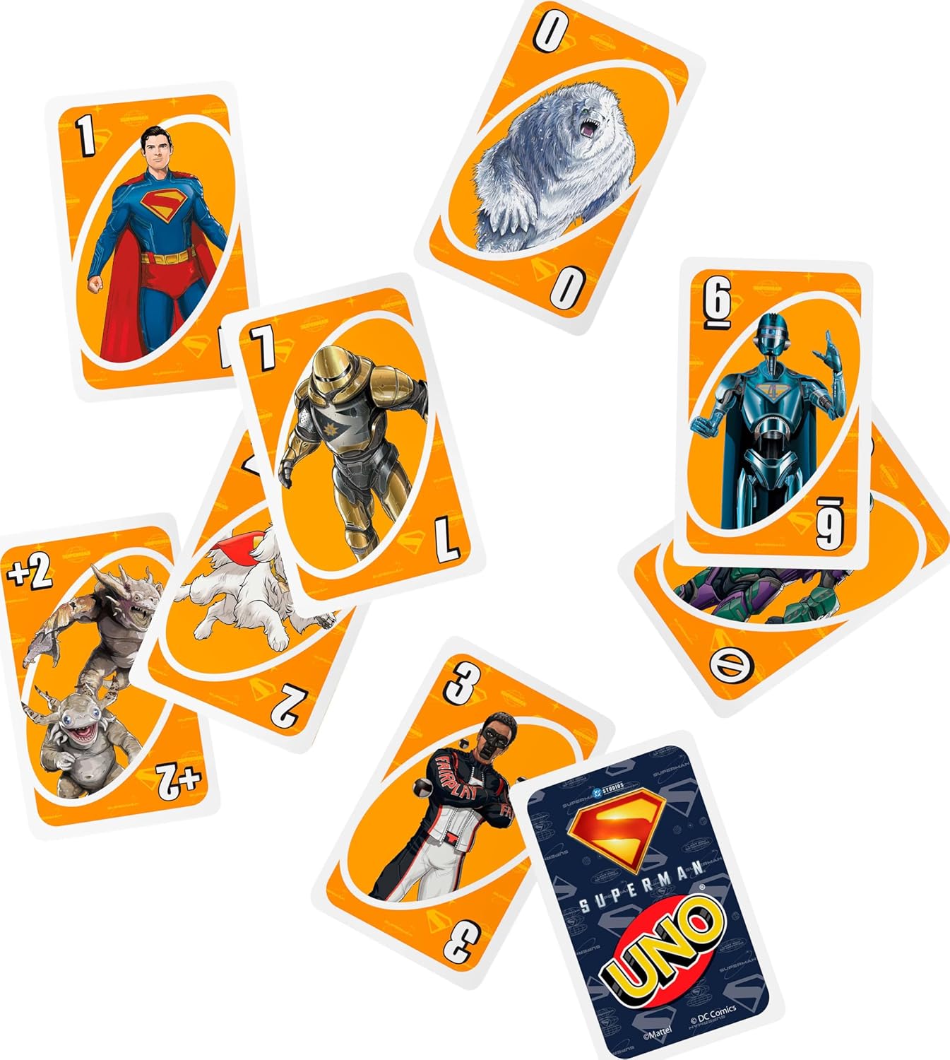 Mattel Uno Superman Card Game