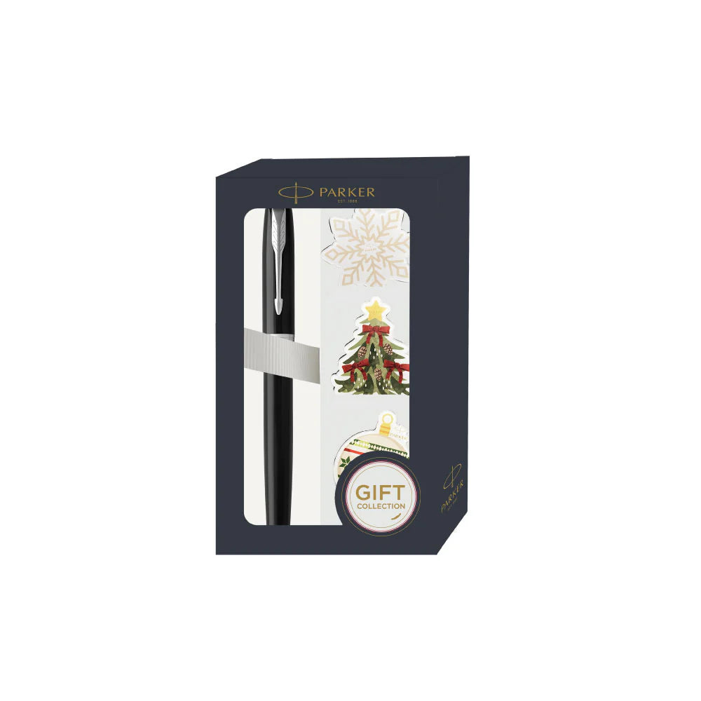 Parker Giftset Im Blk Ct Rb&3 Xmas Mag