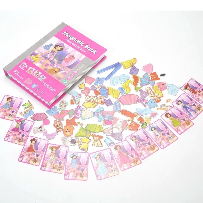 KIDMORO MAGNETIC PUZZLE FASHION GIRL