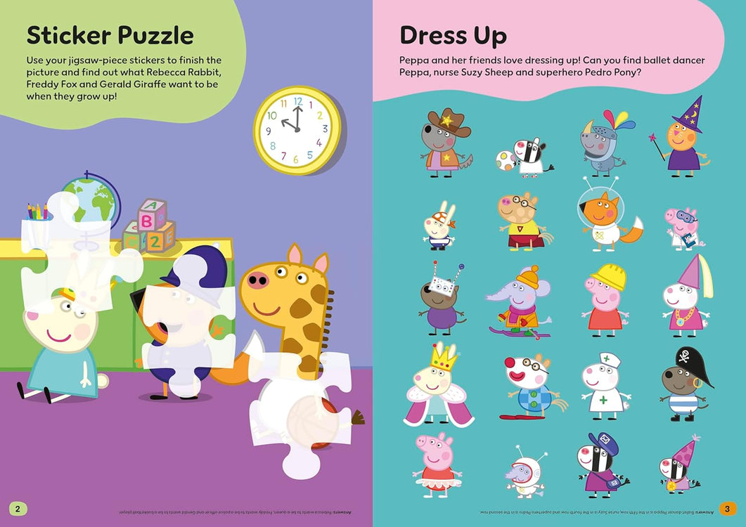 Peppa Pig: When I Grow Up Sticker Activity Book (Paperback)