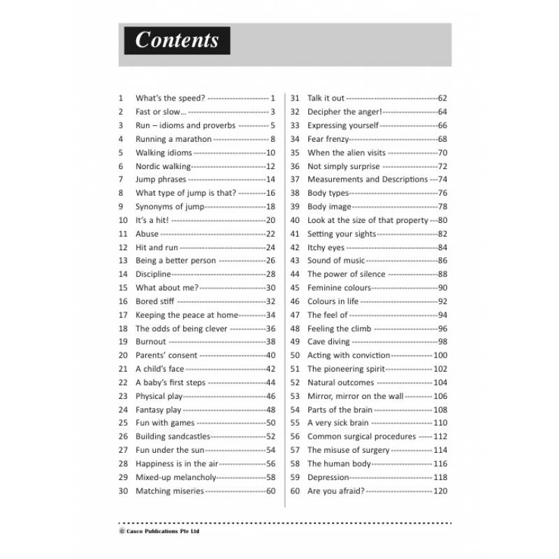 Secondary 1 Power Vocabulary