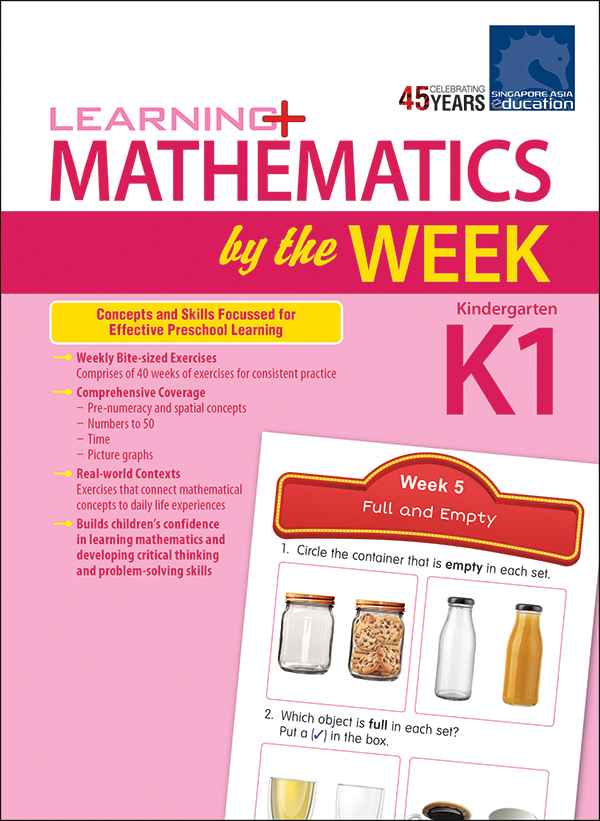 K1 LEARNING+ MATHEMATICS by the WEEK