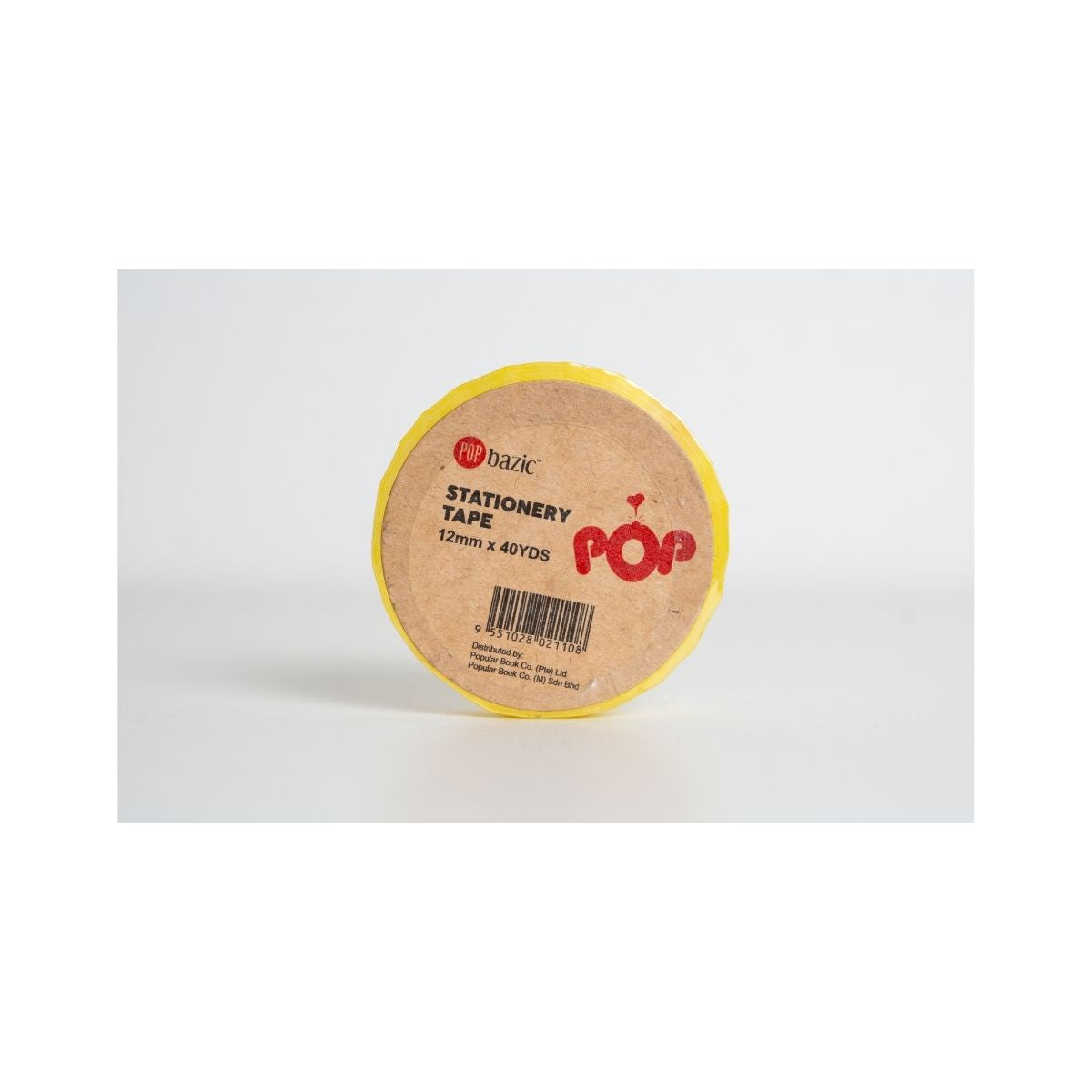 Pop Bazic Stationery Tape 12mm x 40 Yards