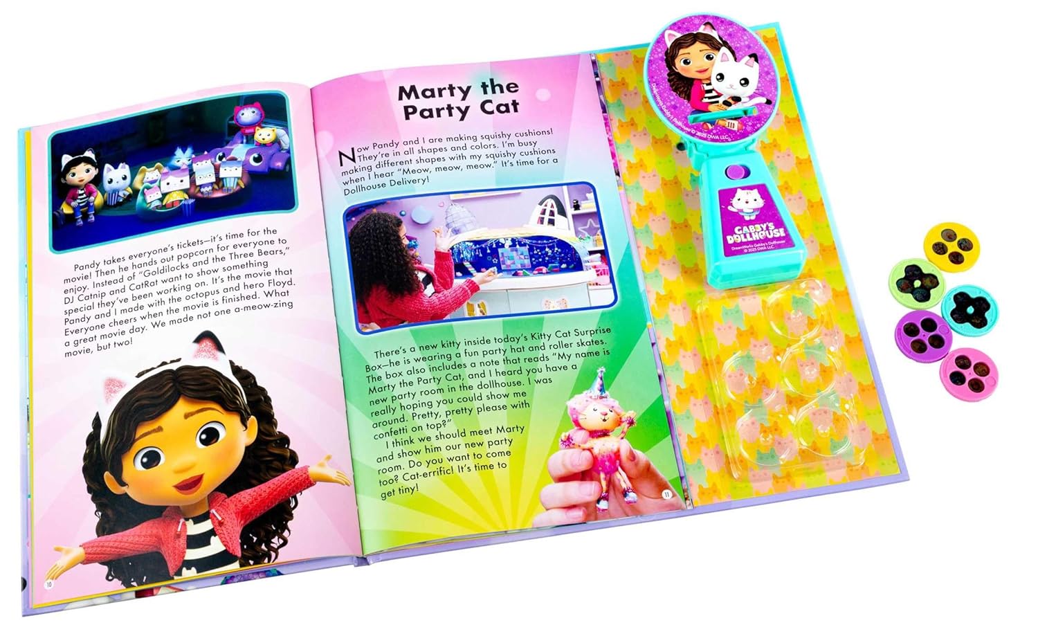 DreamWorks: Gabby's Dollhouse Movie Theater Storybook (Hardcover)