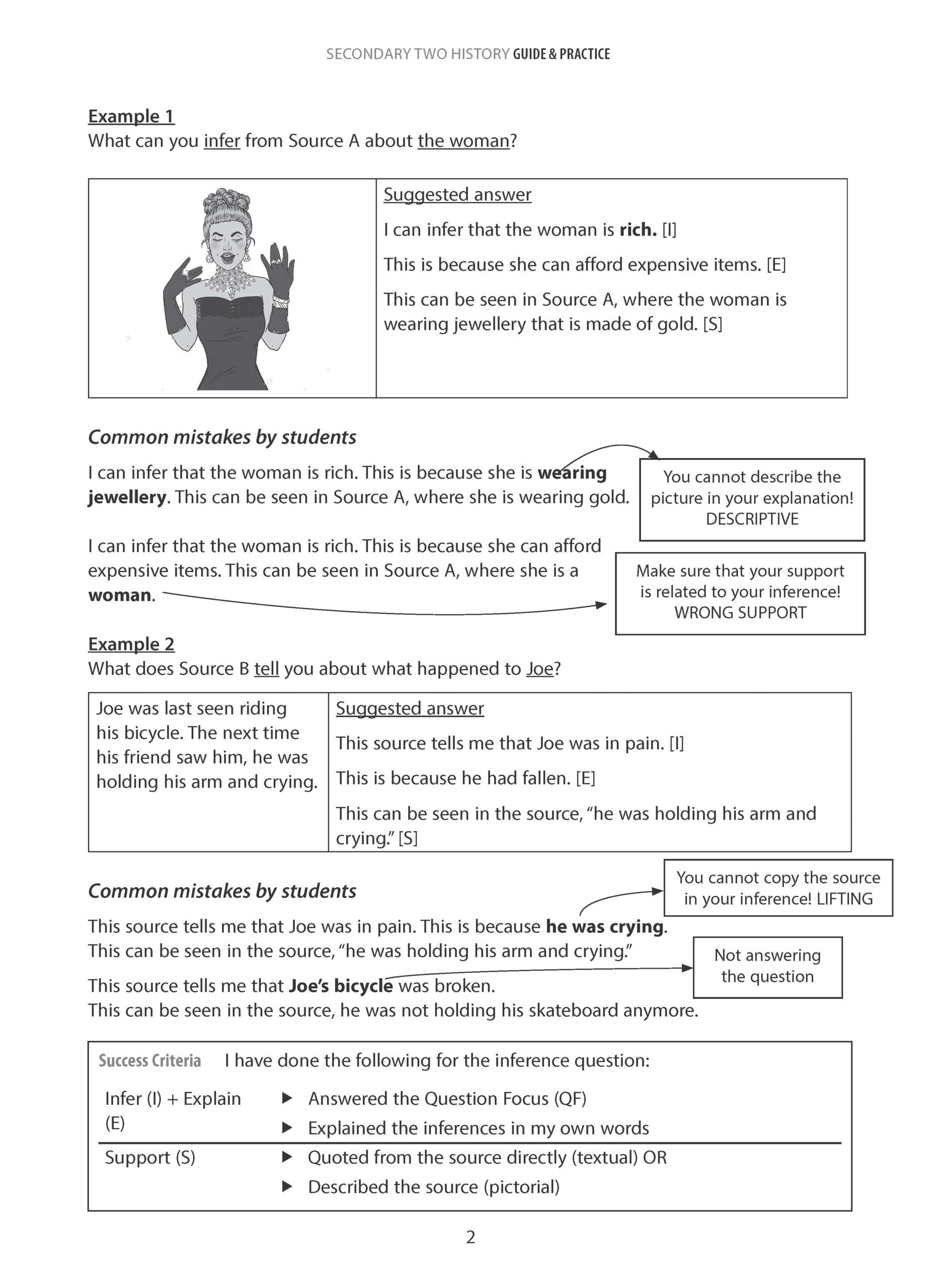 Secondary 2 History Guide & Practice