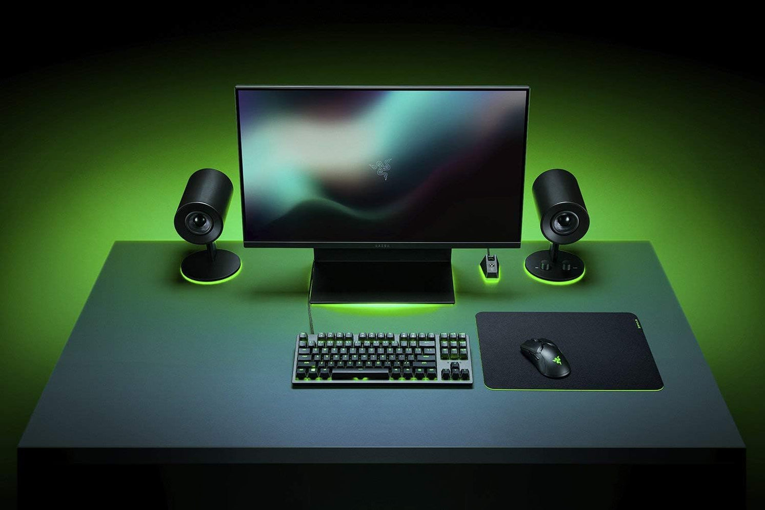 Razer Gigantus V2 Soft Gaming Mouse Mat with Micro Weave Cloth Surface, XXL Black/Green