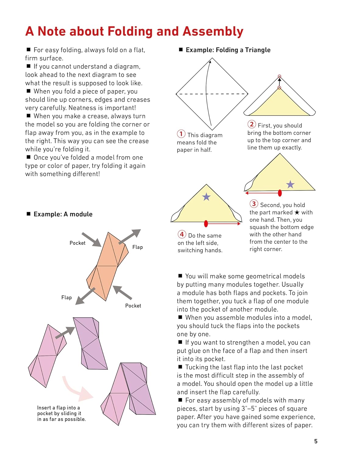 Origami Polyhedra For Beginners