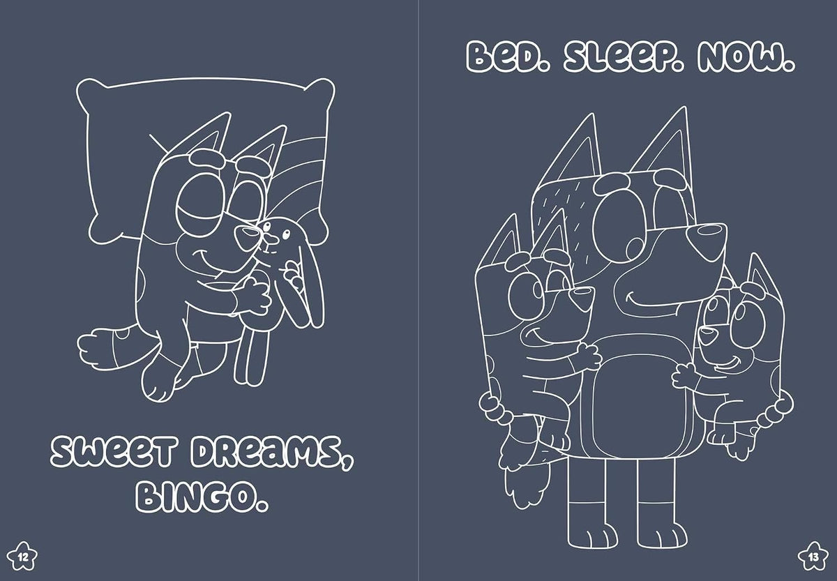 Bluey: Sweet Dreams, Bluey (Color & Activity with Crayons) Paperback