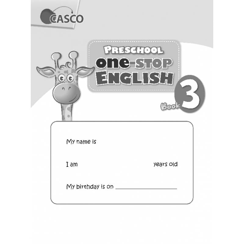 Preschool One-Stop English Book 3