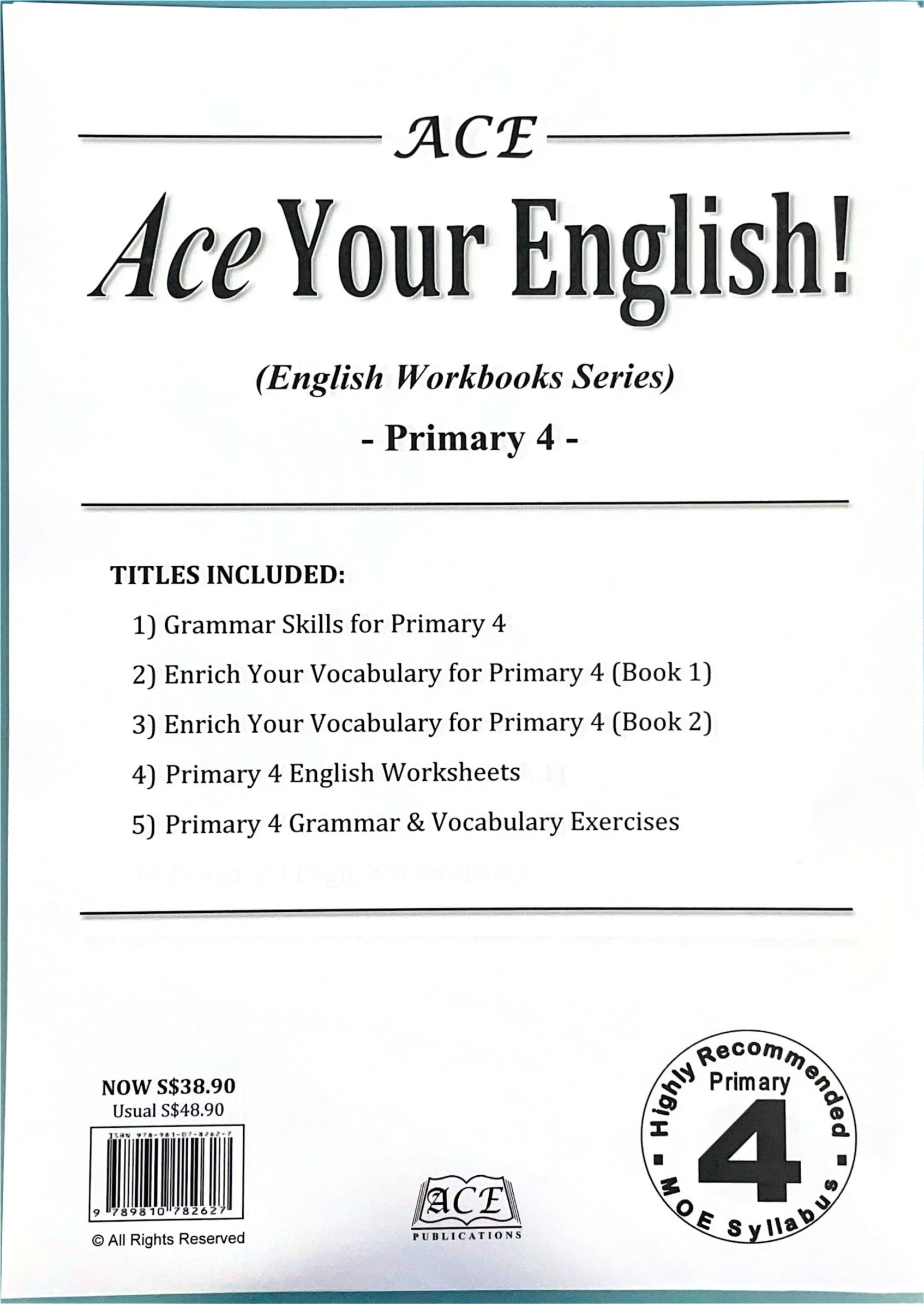 Ace Your English! (English Workbooks Series) – Primary 4