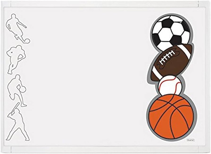 Quartet White Frame Sports Combination Board 17"x23" (#qbd30001)