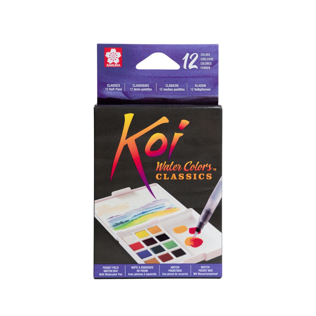 Koi Water Col, 12 Col Set