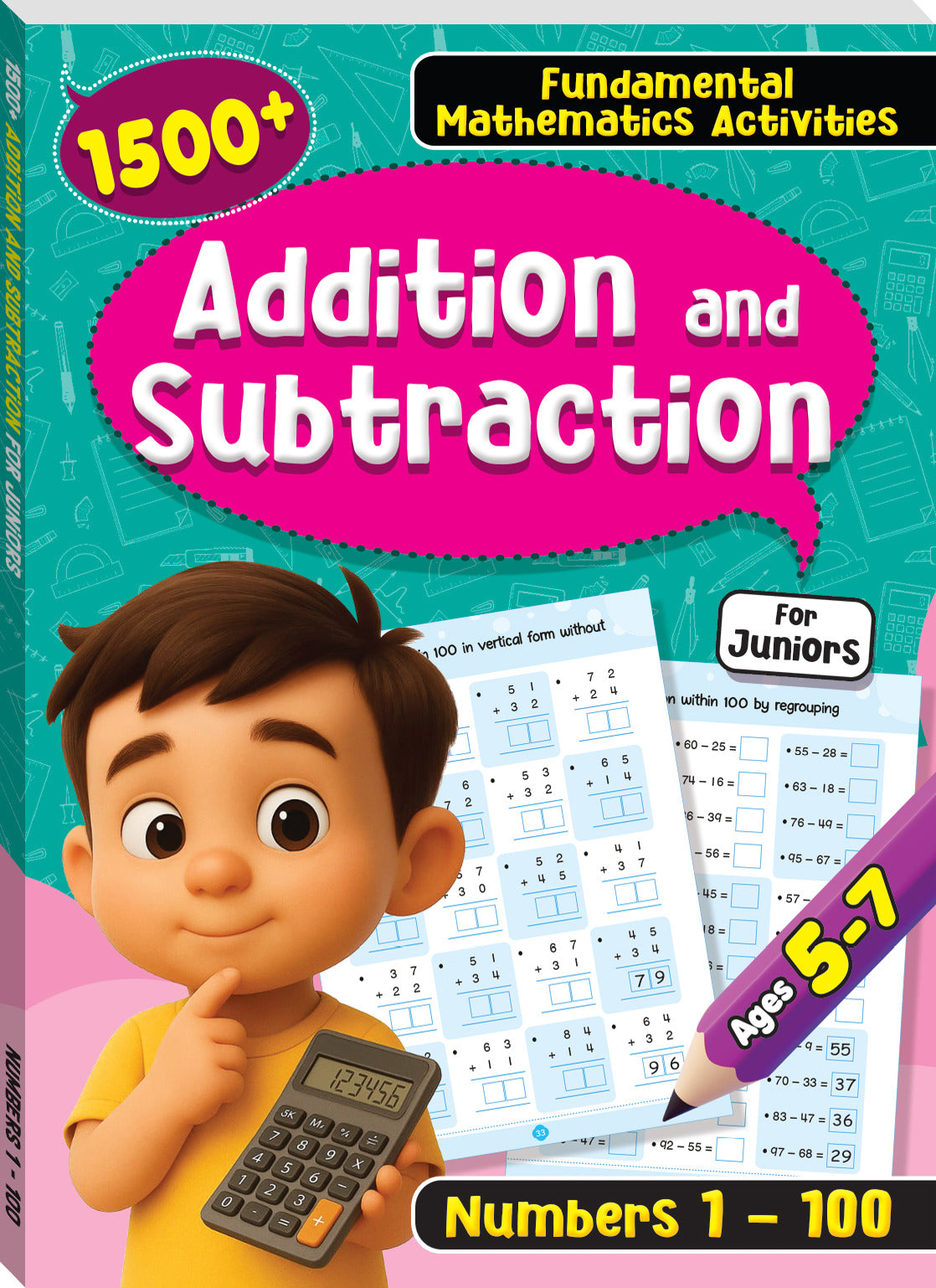 K1 Fundamental Math Activity: Addition & Subtraction 1-100