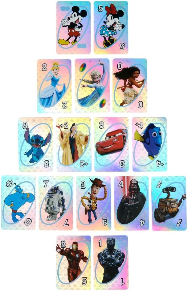 MATTEL UNO LICENSED DISNEY 100 YEARS OF WONDER