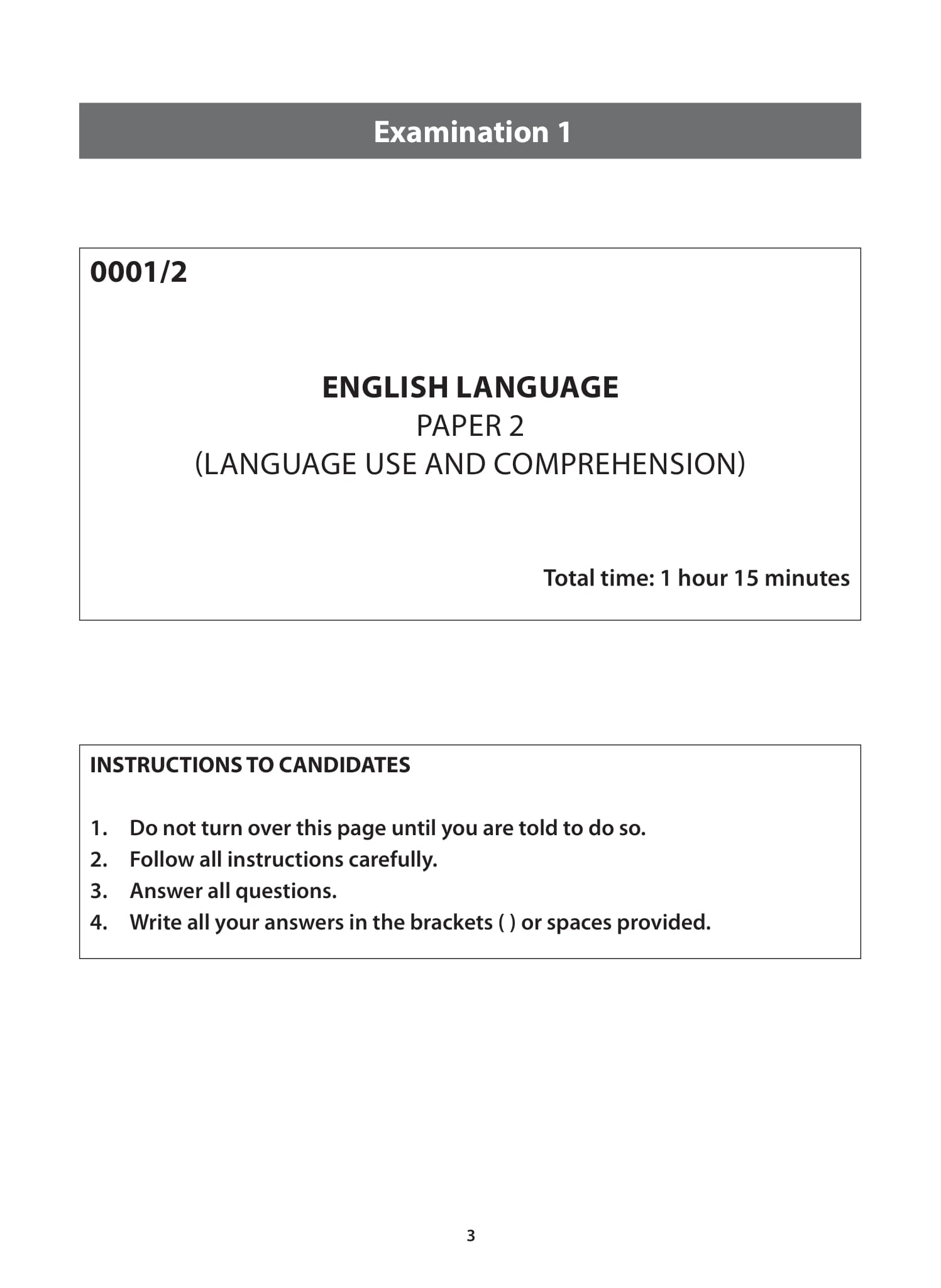 Primary 3 ENGLISH PRACTICE PAPERS 2ED