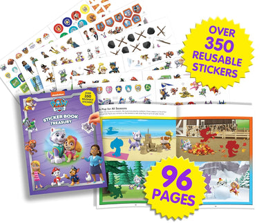 Paw Patrol Girl's Sticker Book Treasury