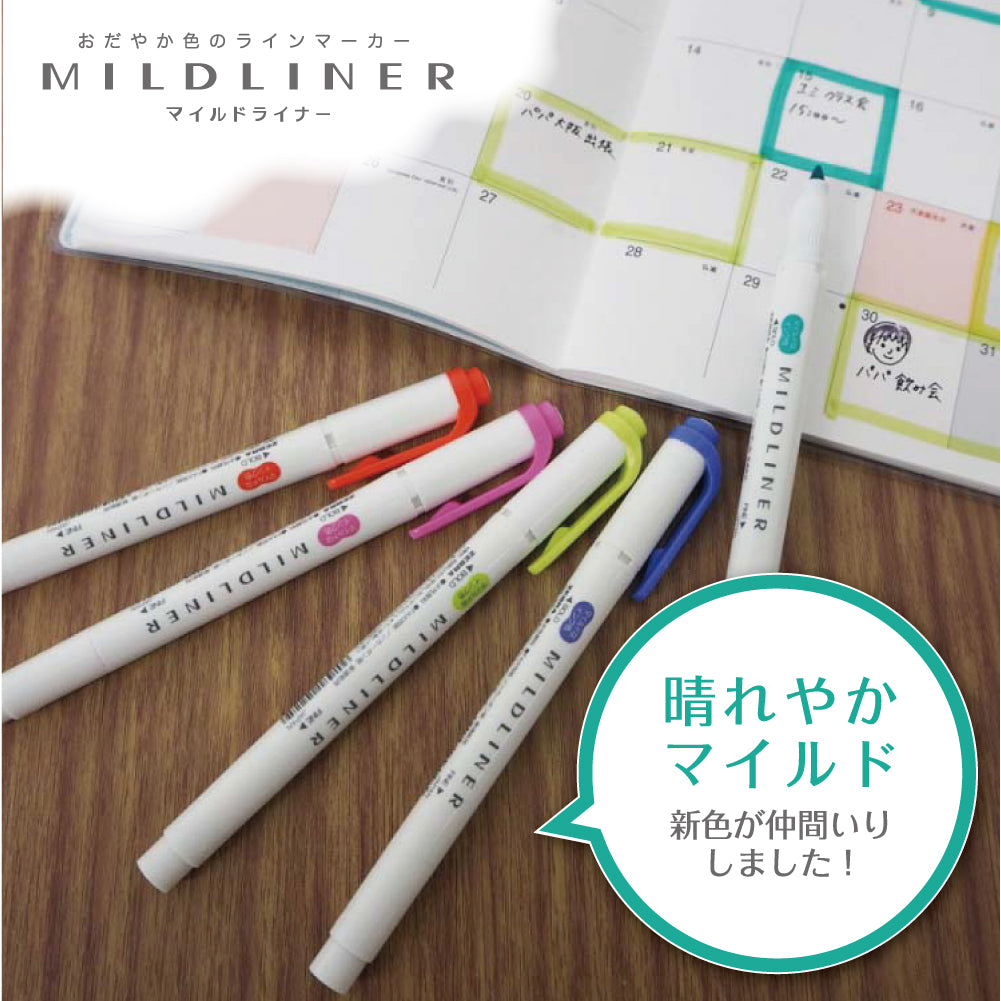 Zebra Mildliner T/h Highlighter Wkt7 Mild Blue Green