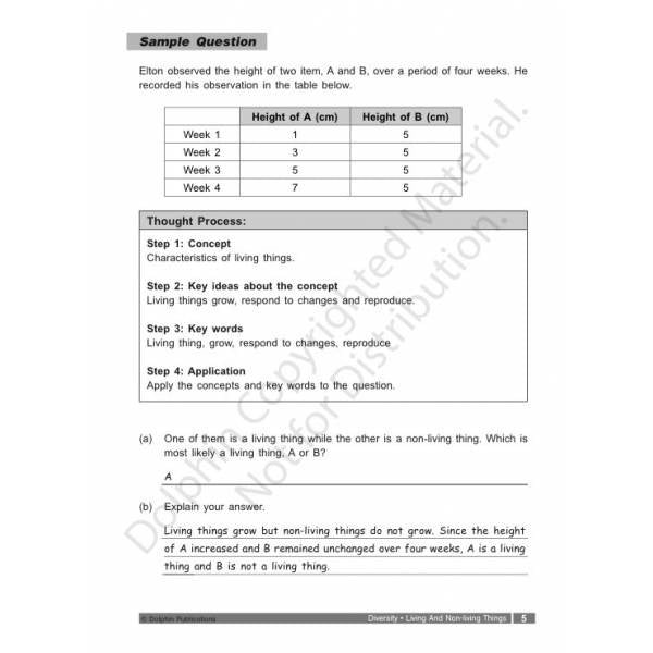 Science Score In Open-ended Questions P3