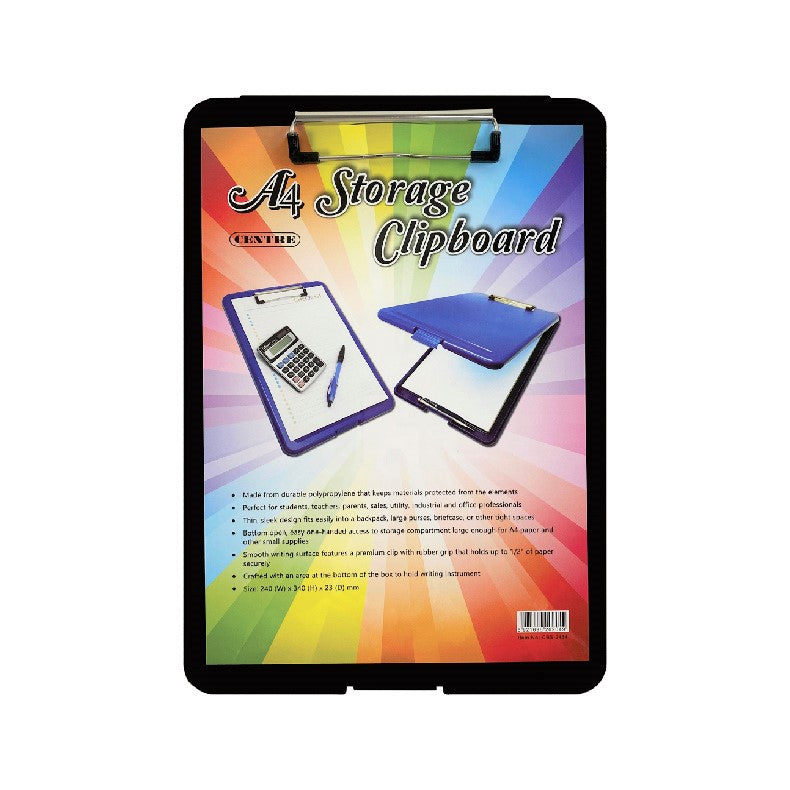 CENTRE PP Storage Clipboard A4