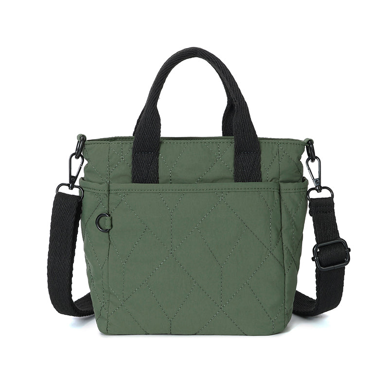 2-In-1 Quilted Nylon Handbag & Sling Bag – 5 Assorted Colours