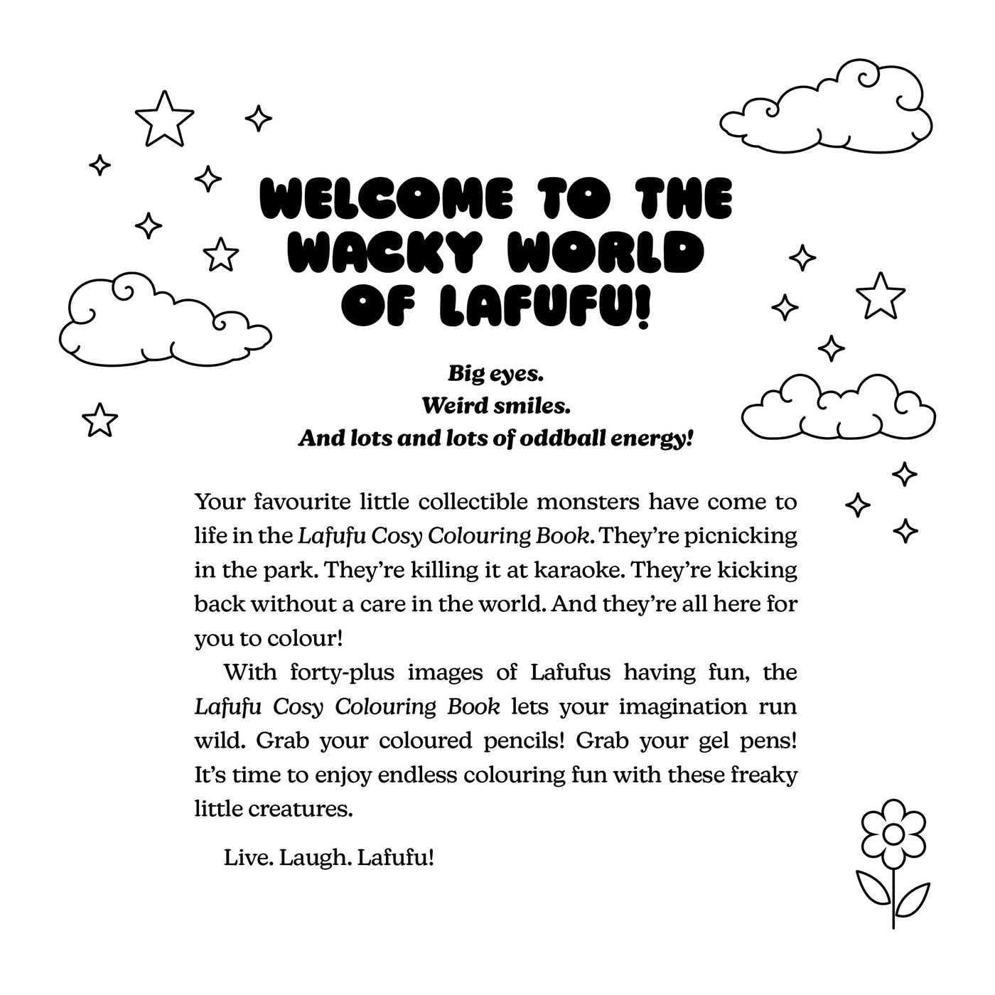 Lafufu Coloring Book (UK)
