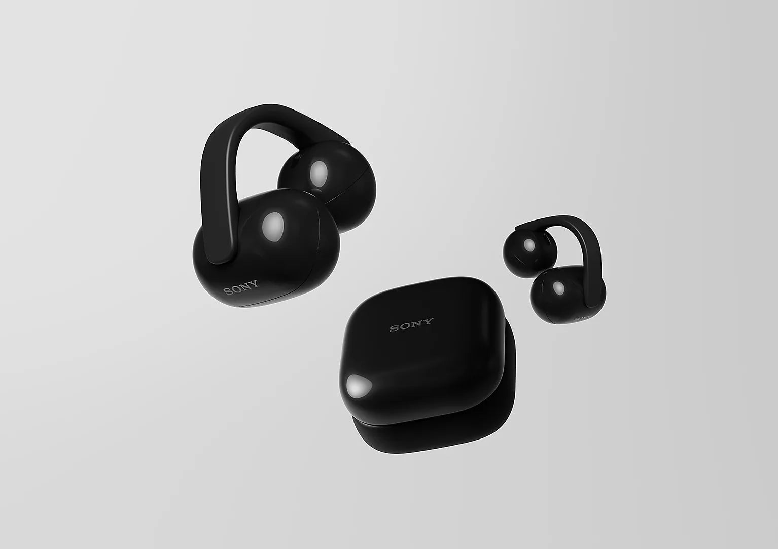 Sony LinkBuds Clip WF-LC900 TWS Earbuds (Black)