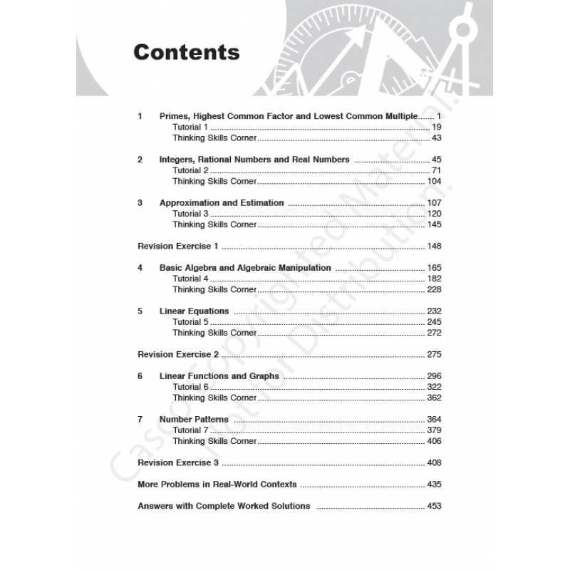 Secondary Mathematics Tutor 1A - Revised Edition 2020