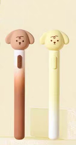 Cute Doggy Click Gel Pen Set – 2pcs Set