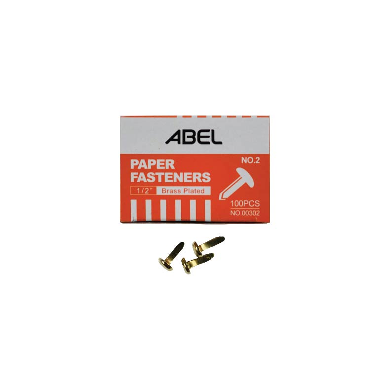 Abel Round Head Fastener 0.5" 100s