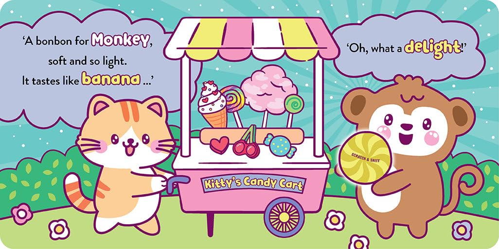 Scratch & Sniff Board Book - The Candy Cart (Board Book)