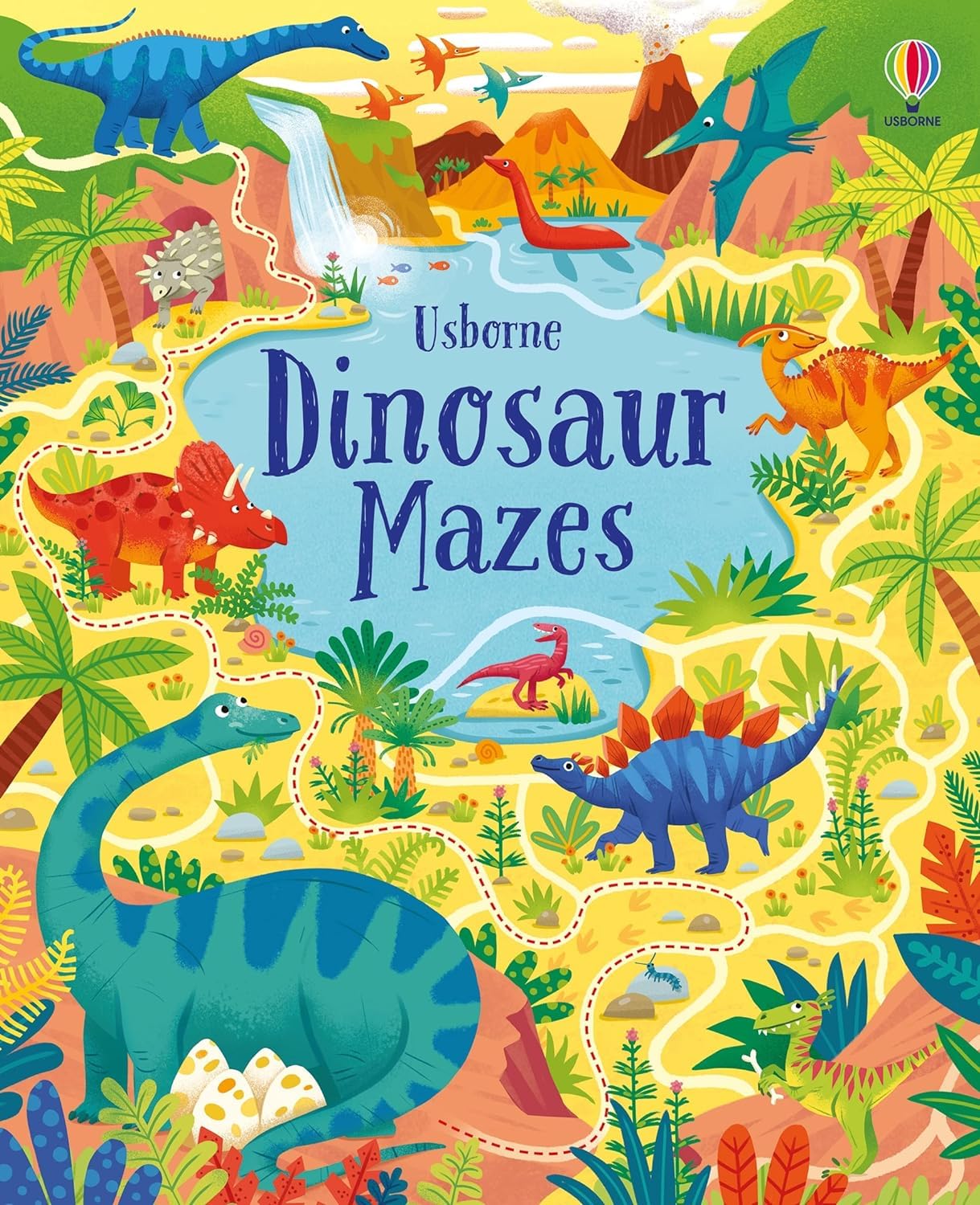 Usborne Mazes Series 4 Books Set (Maps, Planet Earth, Spy, Dinosaur)