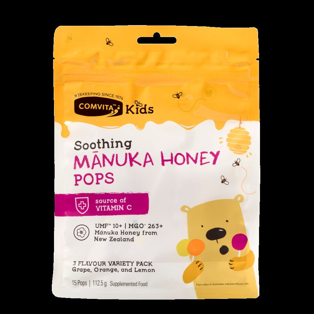 Comvita UMF™ 10+ Manuka Honey Soothing Pops 15 pops