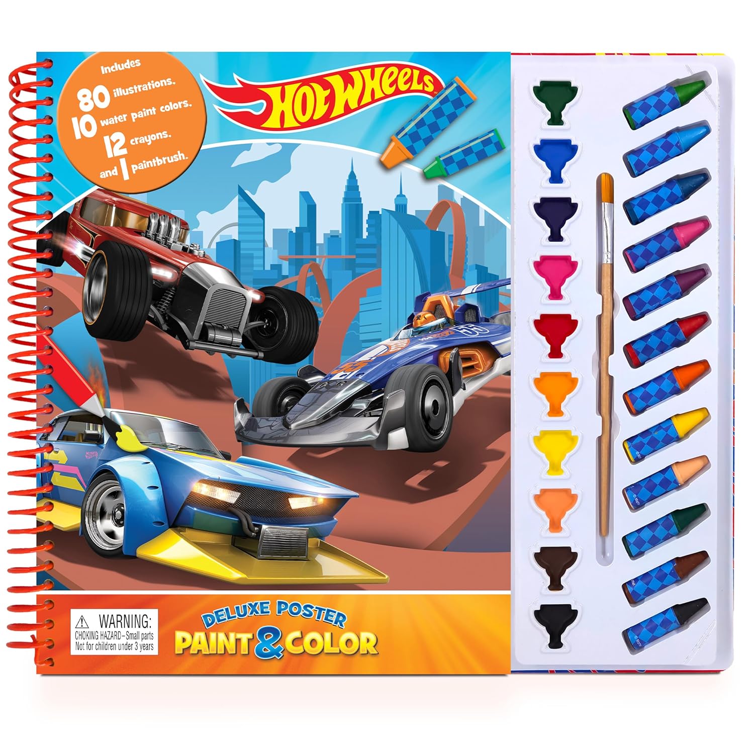 Mattel Hot Wheels Poster Paint & Color