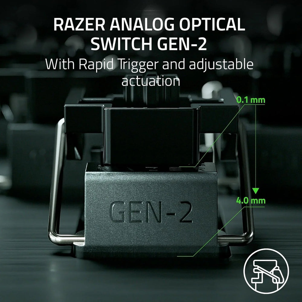 Razer Huntsman V3 Pro Mini Wired Gaming Keyboard - White