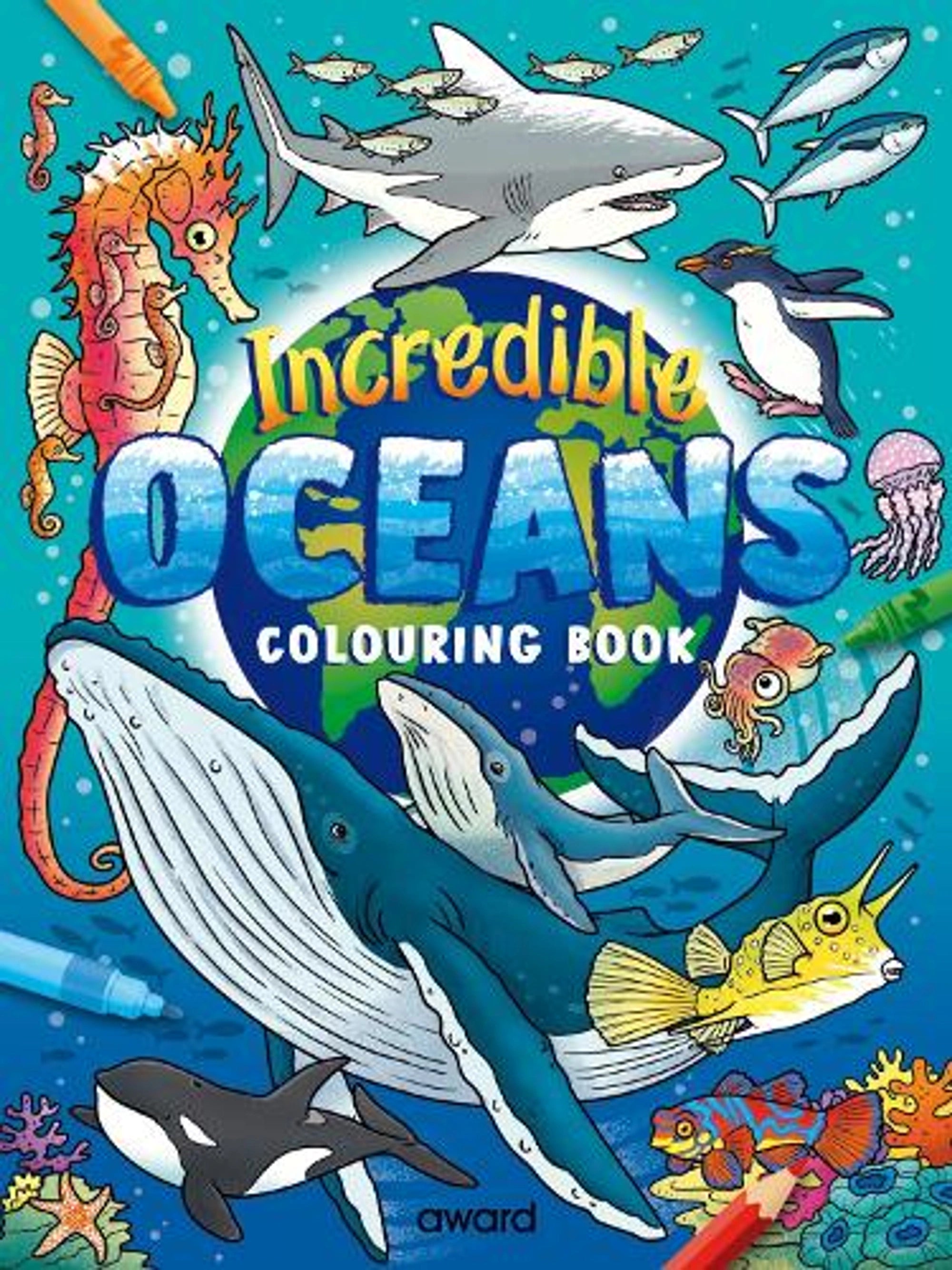 Incredible Oceans Colouring Book (Paperback)