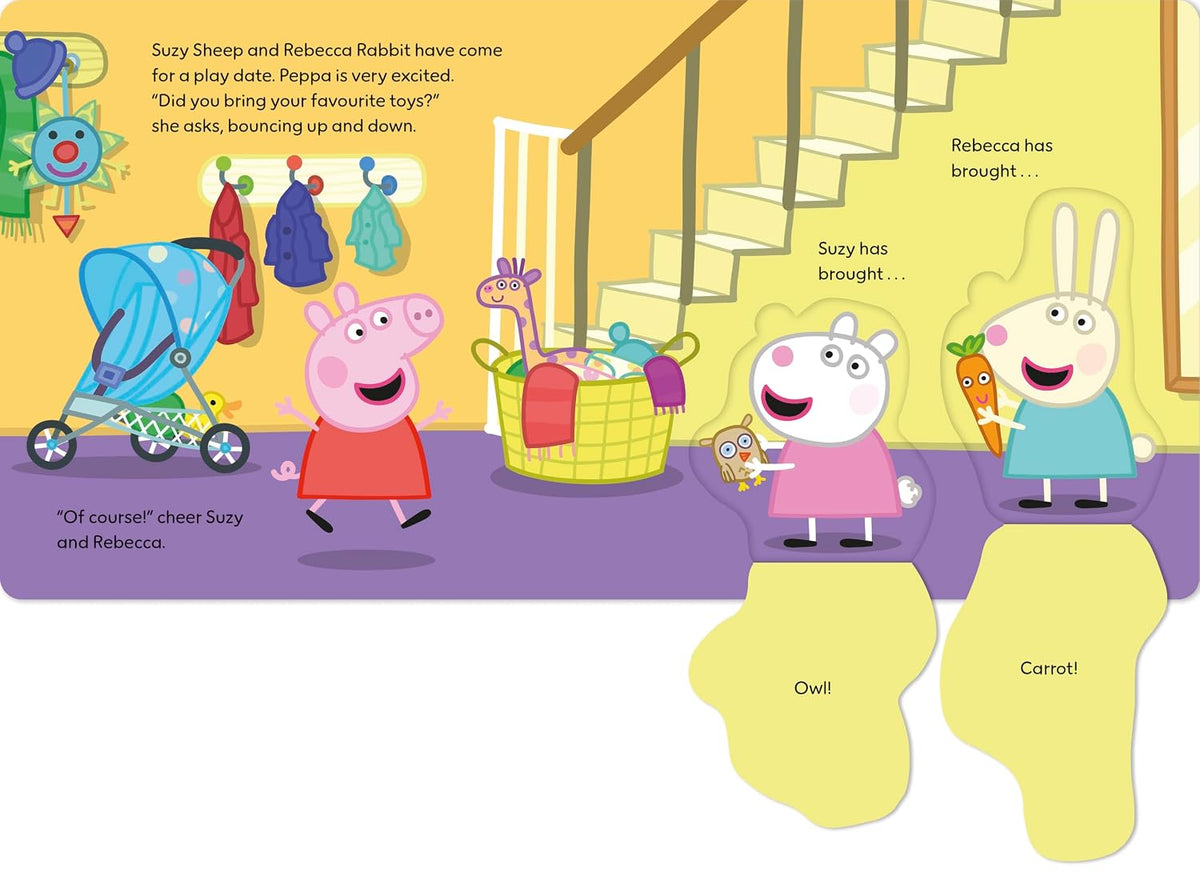 Peppa Pig: Peppa’s Toy Show: A Lift-the-Flap Book (Board Book)