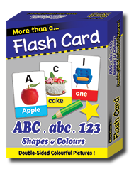 More than a Flashcard - ABC,abc,123,Shapes & Words