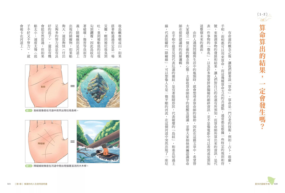 夏多的图解手相〔你的人生使用说明书〕：用掌纹分析8大运势，让你一眼就能看透感情、