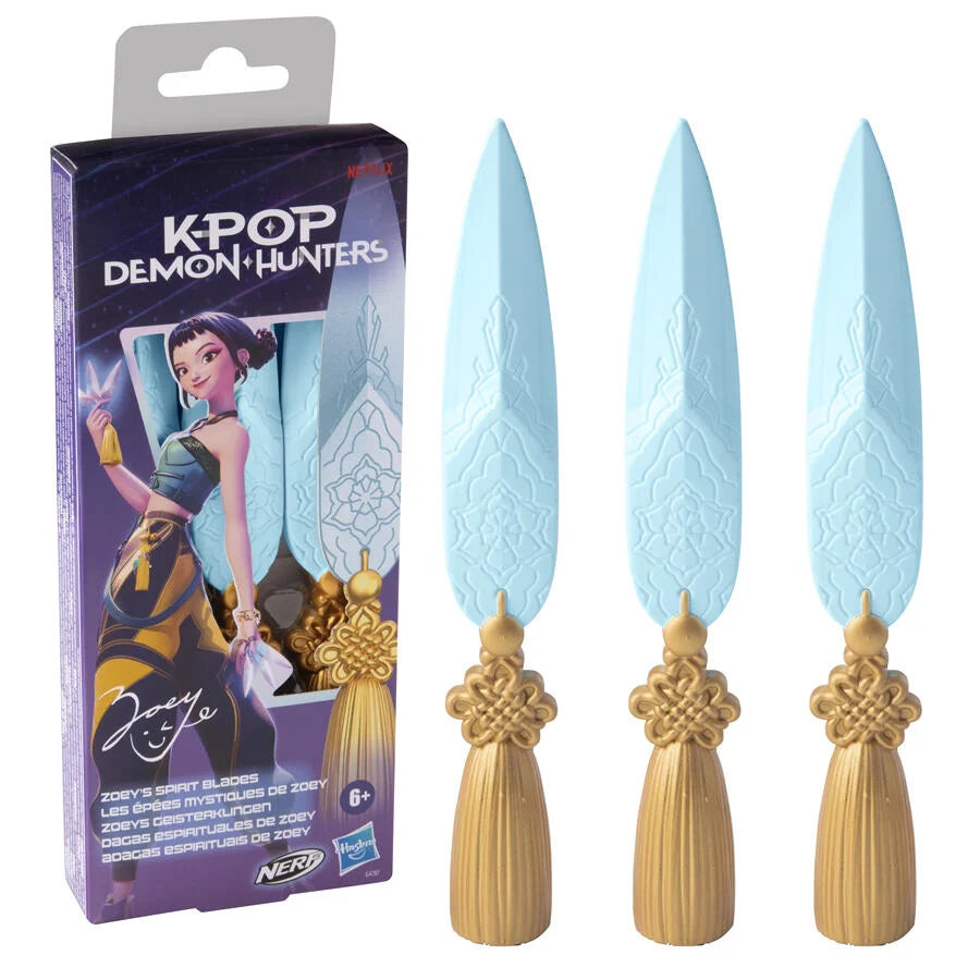 HASBRO NERF KPOP DEMON HUNTERS ZOEY SPIRIT BLADES