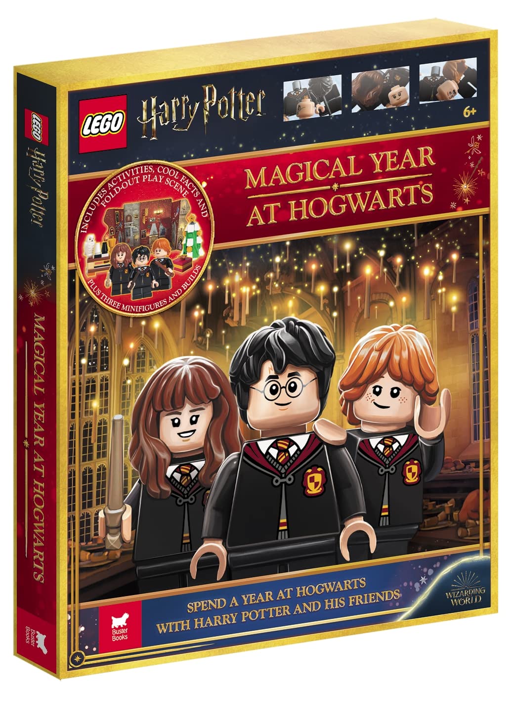 LEGO® Harry Potter™: Magical Year at Hogwarts (with 70 LEGO bricks, 3 minifigures, fold-out play scene and fun fact book) - LEGO® Minifigure Activity (Hardback)