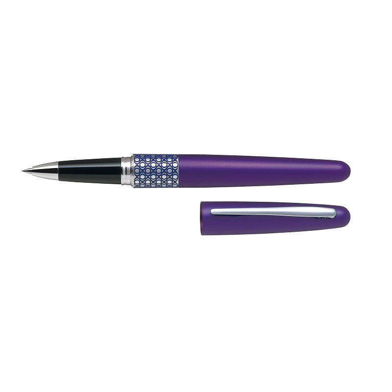 PILOT MR3 SERIES ROLLER BALL PEN, MEDIUM 0.7MM, ELLIPSE DESIGN (BLACK INK)