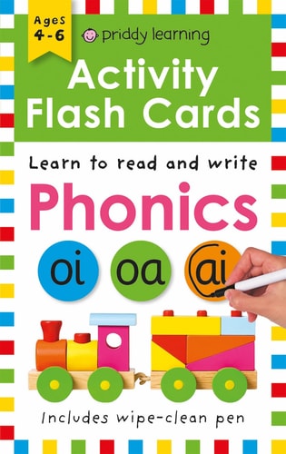 Wipe Clean Activity Flashcards: Phonics (Paperback)