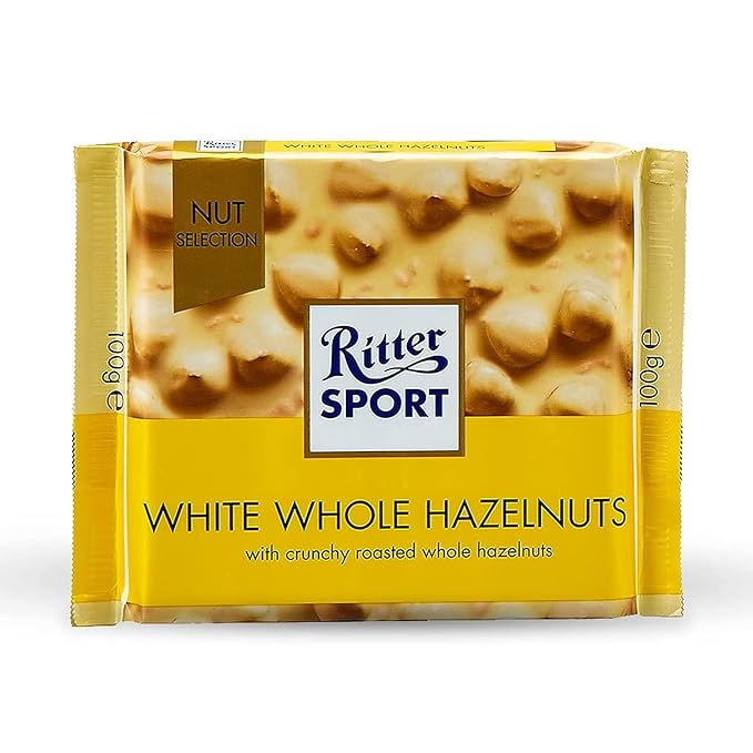 Ritter Sport White Whole Hazelnuts 100g