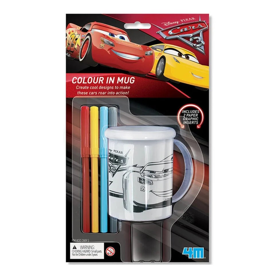 4M DISNEY PIXAR CAR/ COLOUR IN MUG