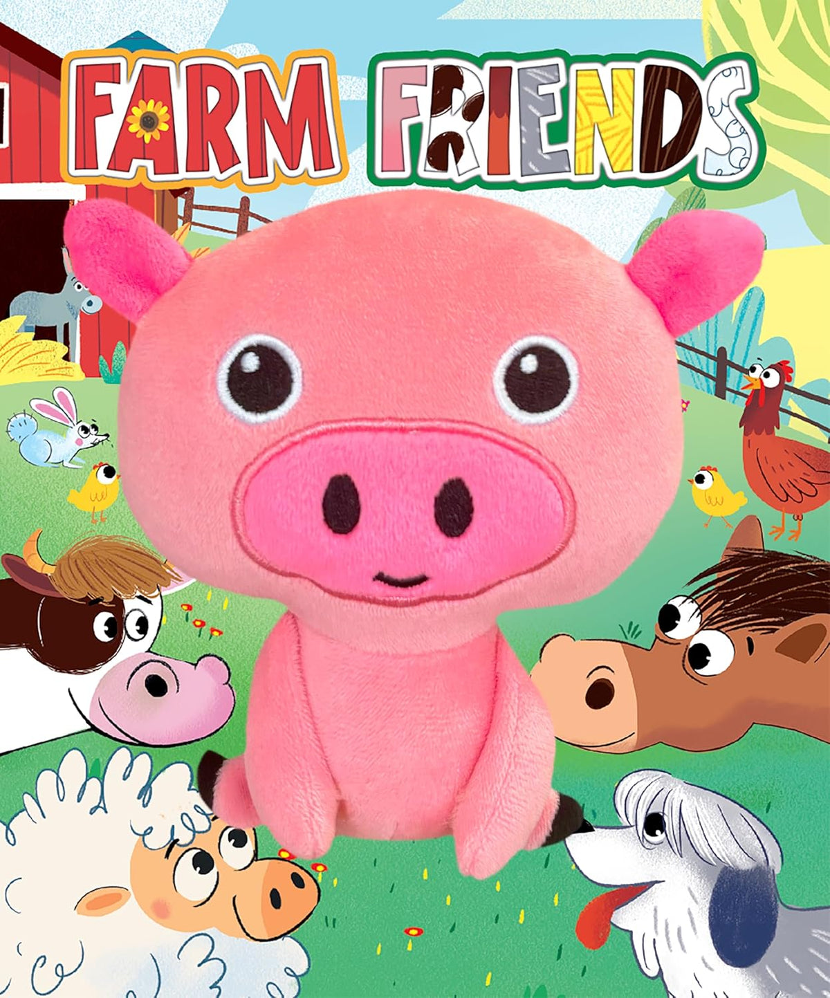 Book And Plush: Farm Friends (Board Book)