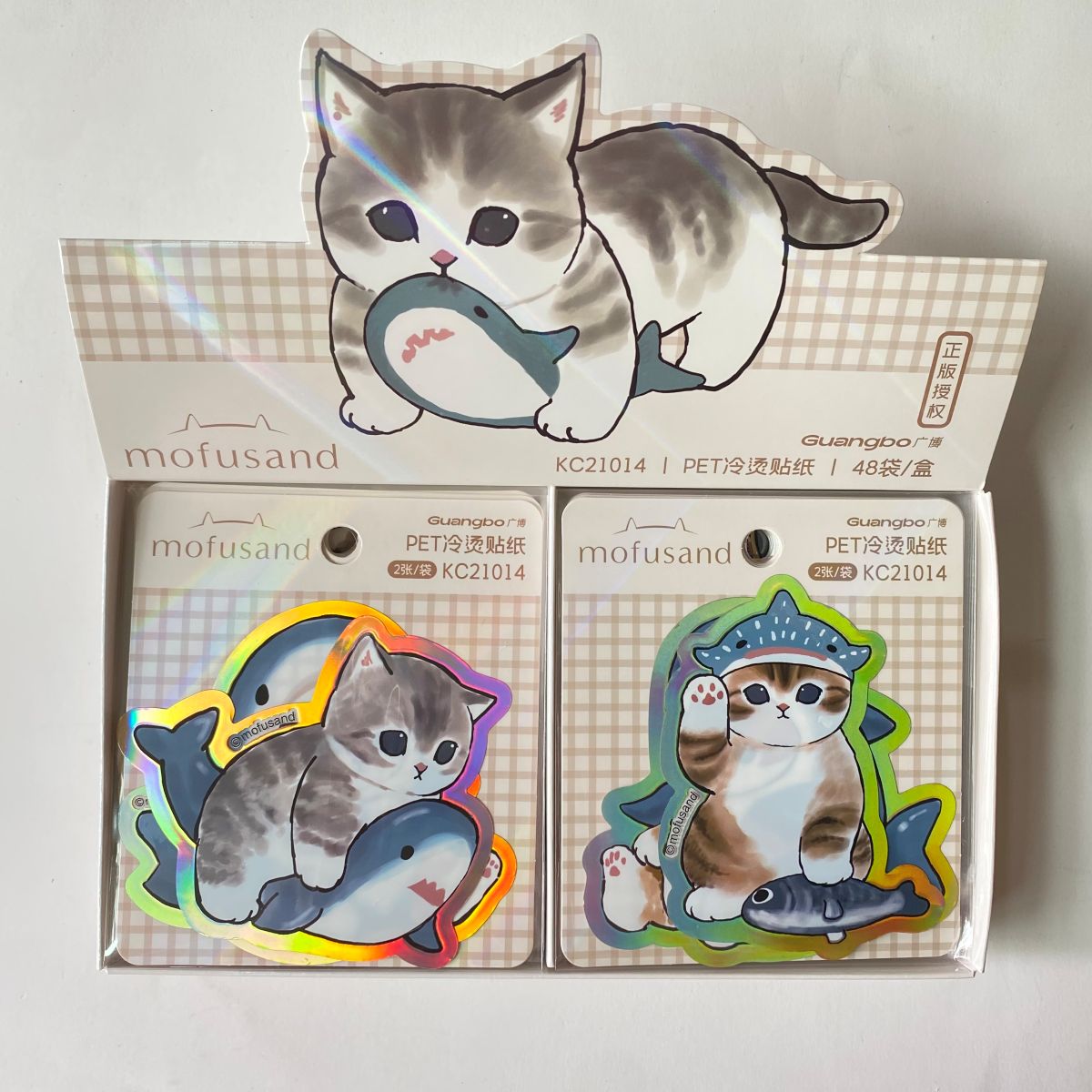 MOFUSAND STICKER 2 PIECE/SET KC21014