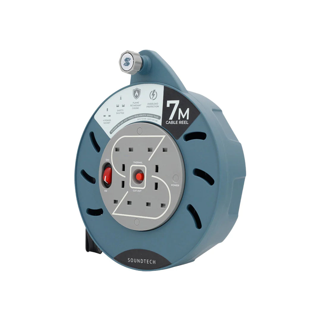 SoundTech CR-7 Rolle Cable Reel 7M