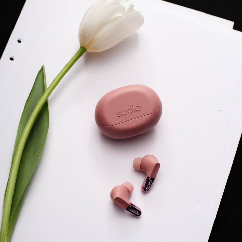 Sudio N3 Pro True Wireless Earbuds with ANC Rose Pink