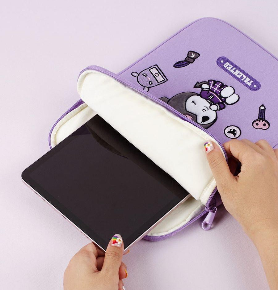 SANRIO KUROMI TABLET POUCH 11"