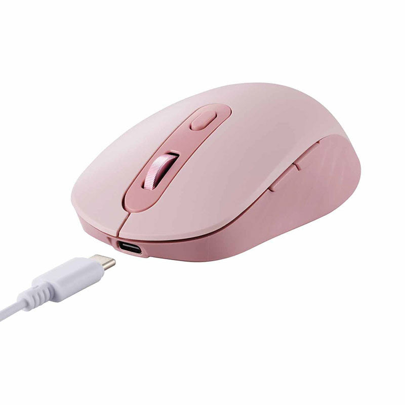 Elecom 6 Button Osmod Dual Mode Silent Wireless Mouse – Pink (M-MY35MBSPN-G) 